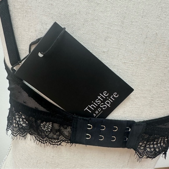 Thistle and Spire Amore Black Lace Bralette - Picture 6 of 7